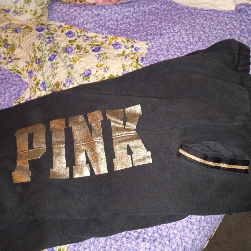 Vintage Victoria Secret Sweatpants Y2K Oversized VS Pink Sweats Wide Leg L VS